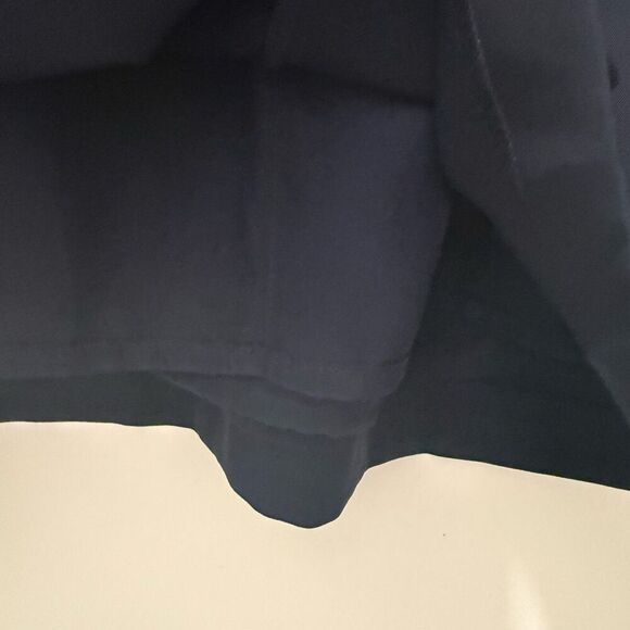 Loft Women’s Navy Blue Flutter Shirt Dress Tie Back Size 6 - Picture 5 of 8